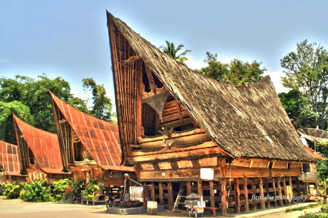 Batak Traditional House or most well known as Rumah Bolon, North Sumatera, Indonesia.